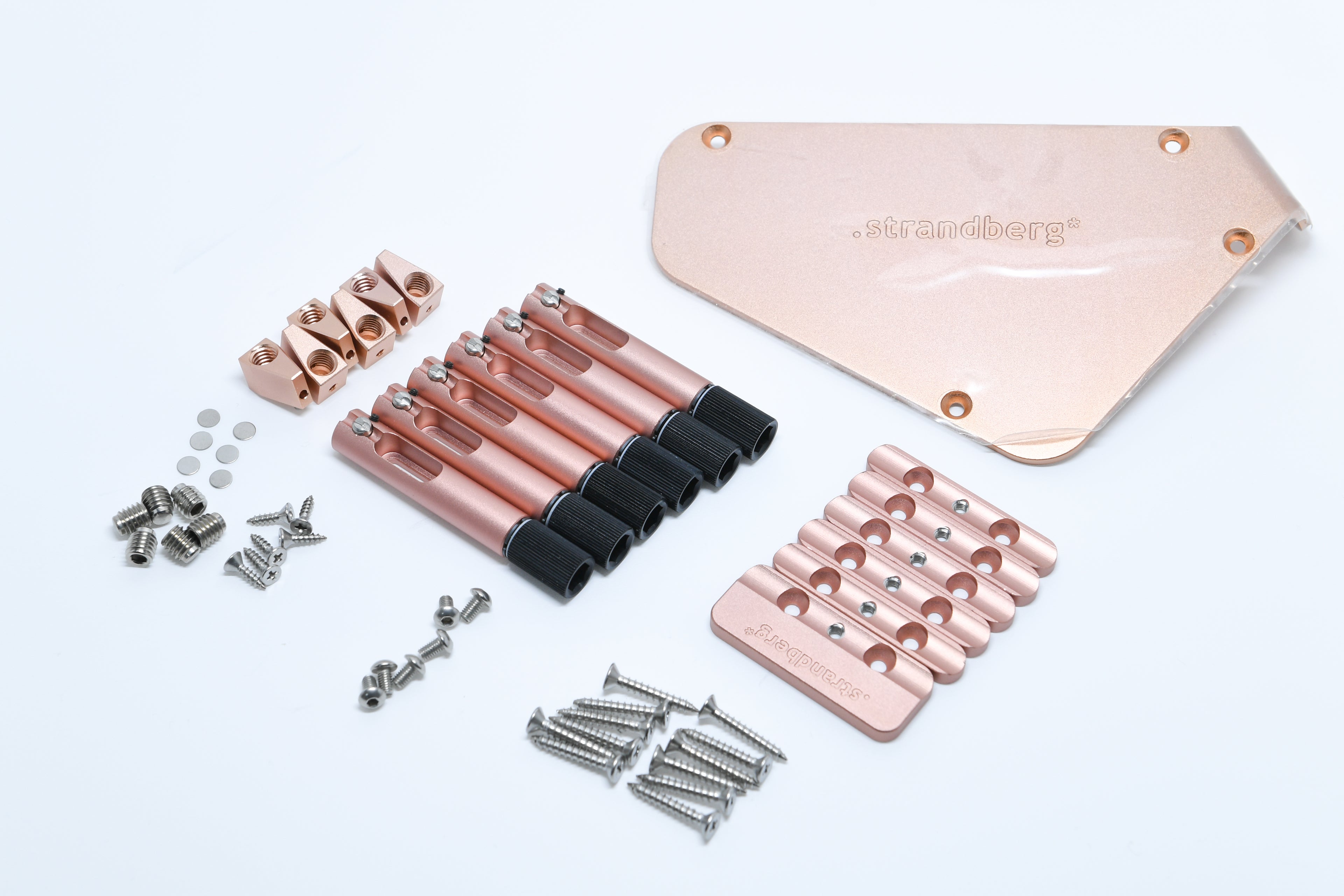 -Rose Pink- .strandberg* EGS Rev5/6 full hardware set for 6 strings