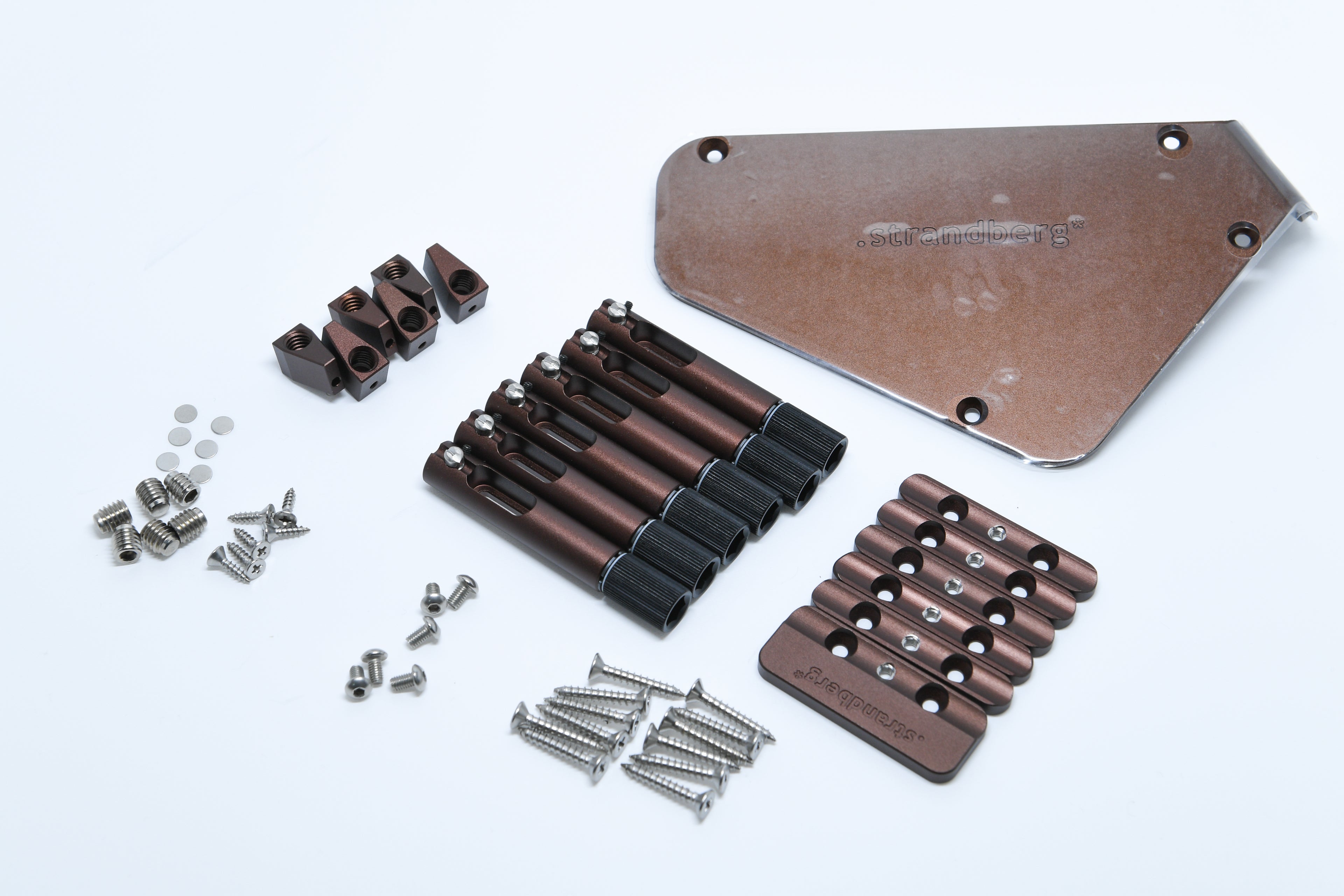 -Brown- .strandberg* EGS Rev5/6 full hardware set for 6 strings