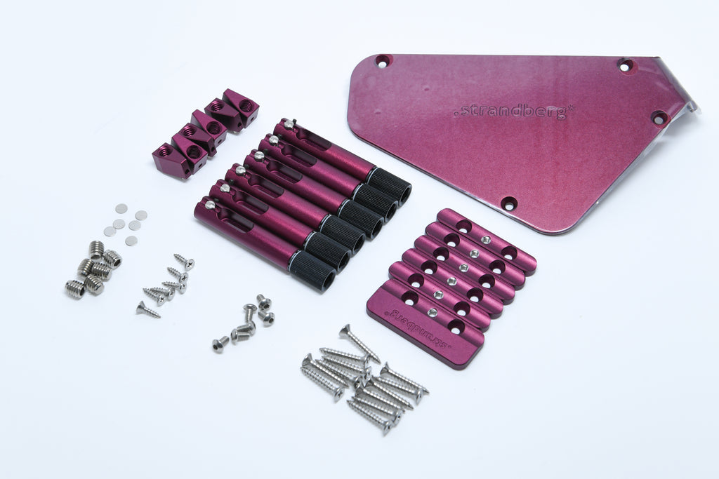 -Wine Red/Purple- .strandberg* EGS Rev5/6 full hardware set for 6 strings