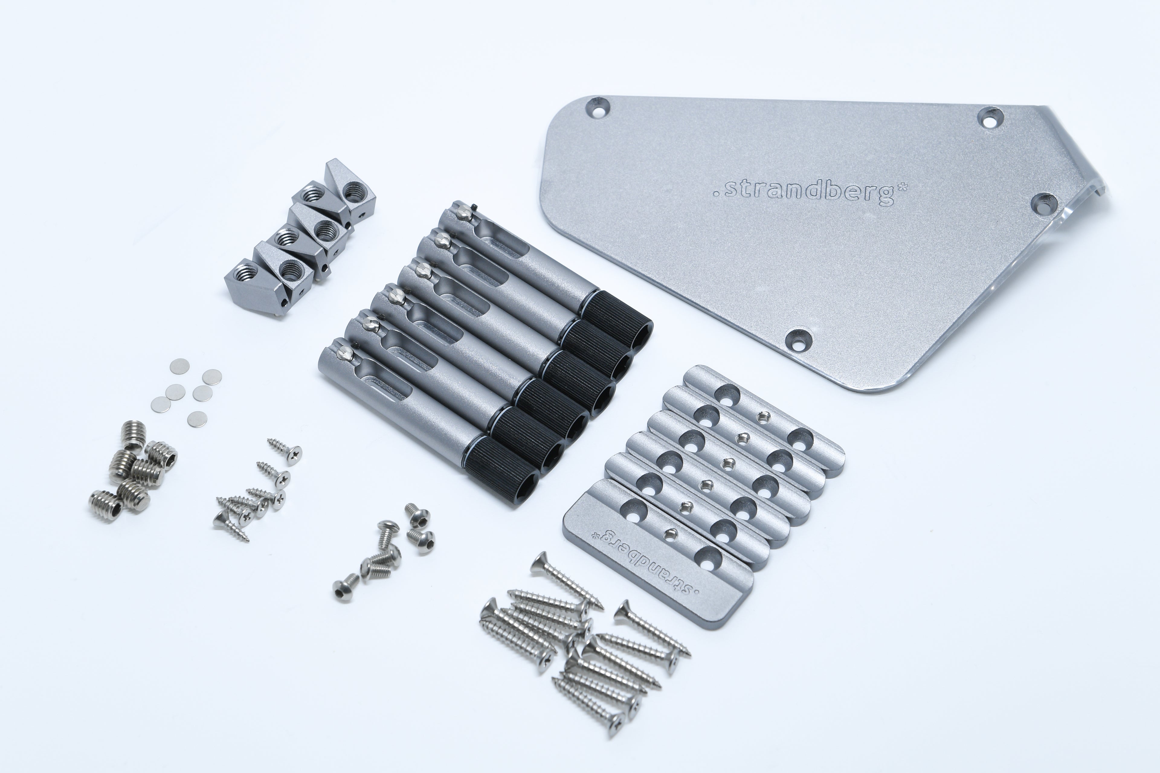 -Gray Silver- .strandberg* EGS Rev5/6 full hardware set for 6 strings