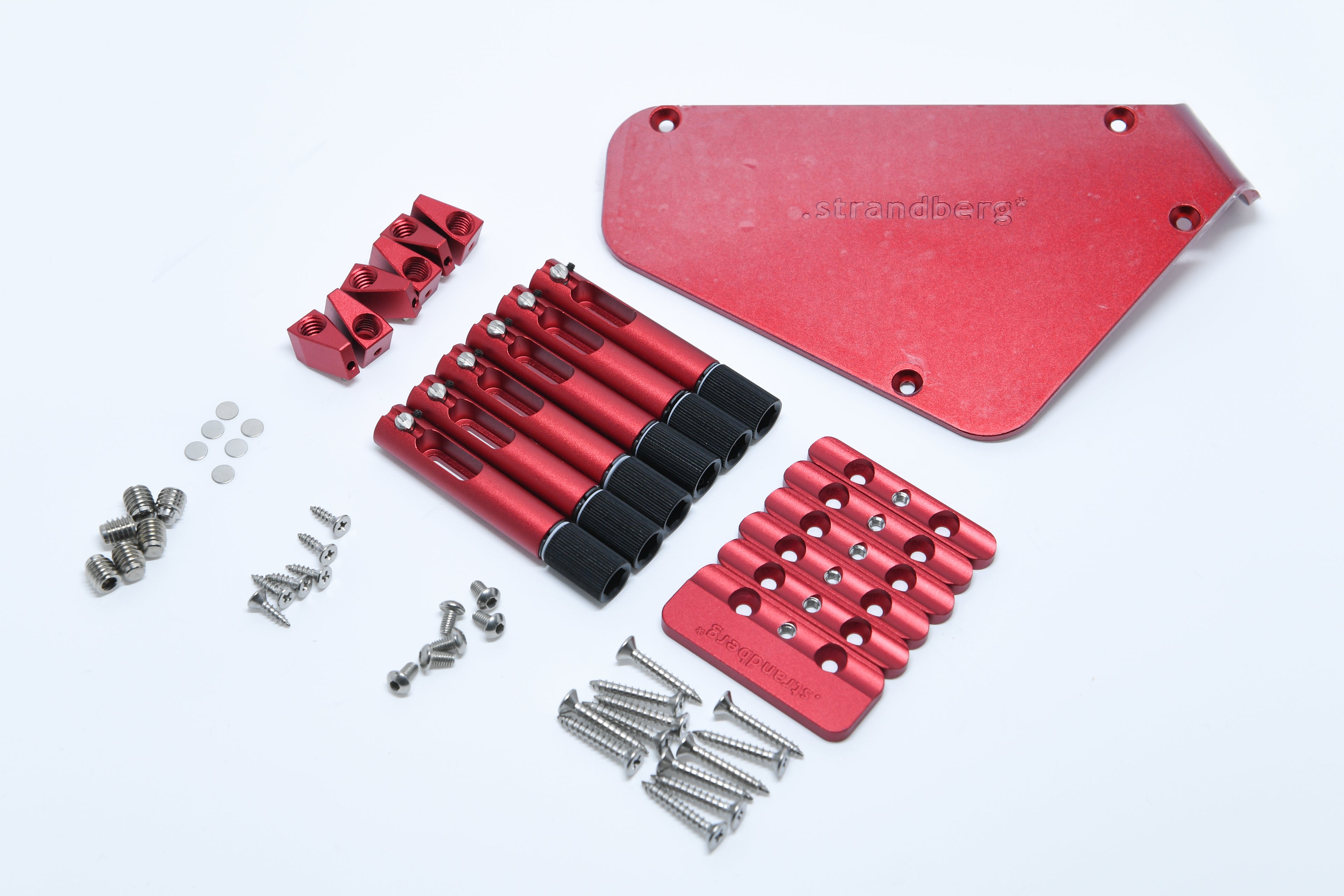 -Red- .strandberg* EGS Rev5/6 full hardware set for 6 strings