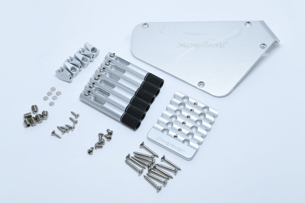 -White Silver- .strandberg* EGS Rev5/6 full hardware set for 6 strings