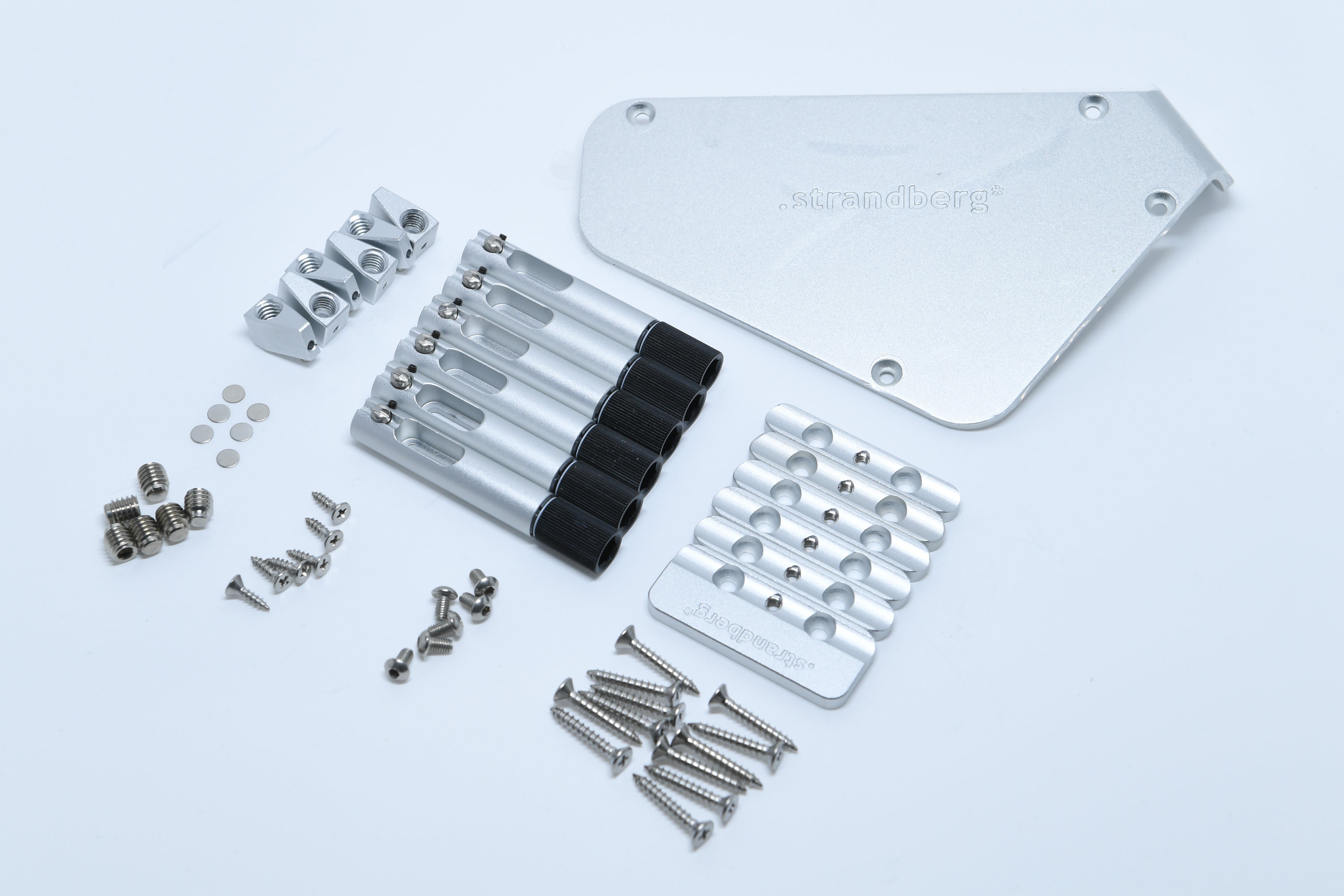 -White Silver- .strandberg* EGS Rev5/6 full hardware set for 6 strings