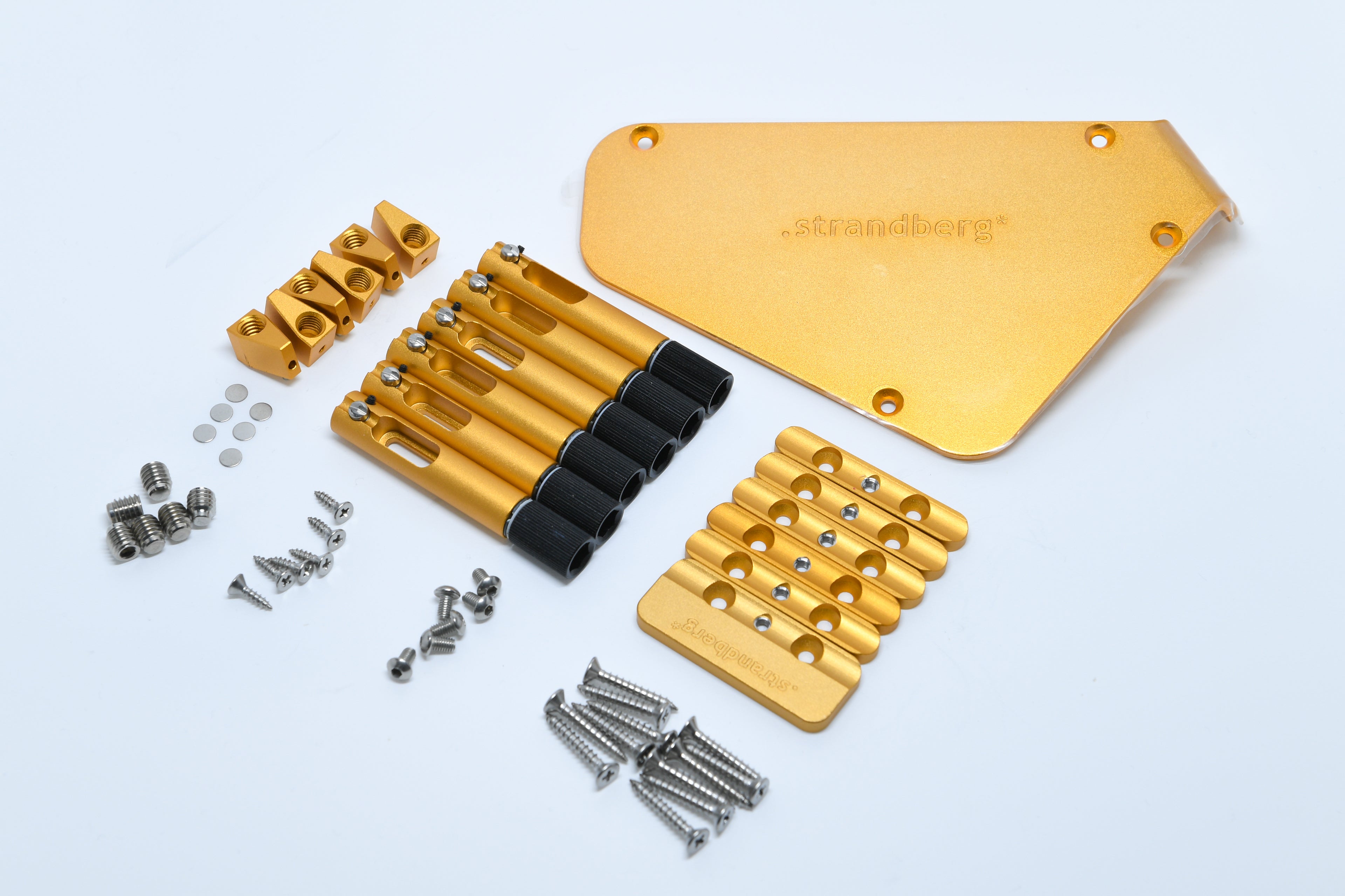 -Satin Gold- .strandberg* EGS Rev5/6 full hardware set for 6 strings